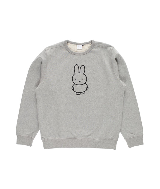 Pop Trading Company x Miffy FS BS Crewneck Sweat Heather Grey
