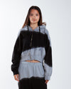Nomarhythm Textile Hand Dye Twist Parka Gray/Black