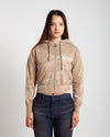 Aries Arise Aged Temple Camo Zip Through Hoodie Desert