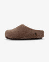 Birkenstock Amsterdam Wrapped Shearling Gray Taupe