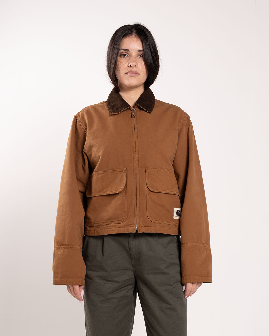 Carhartt WIP W' Prescott Jacket Hamilton Brown/Tobacco Carhartt WIP W' Prescott Jacket Hamilton Brown/Tobacco