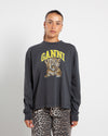 Ganni Future Jersey LS Tiger Phantom