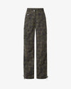 Ganni Pocket Cargo Pants Gothic Olive