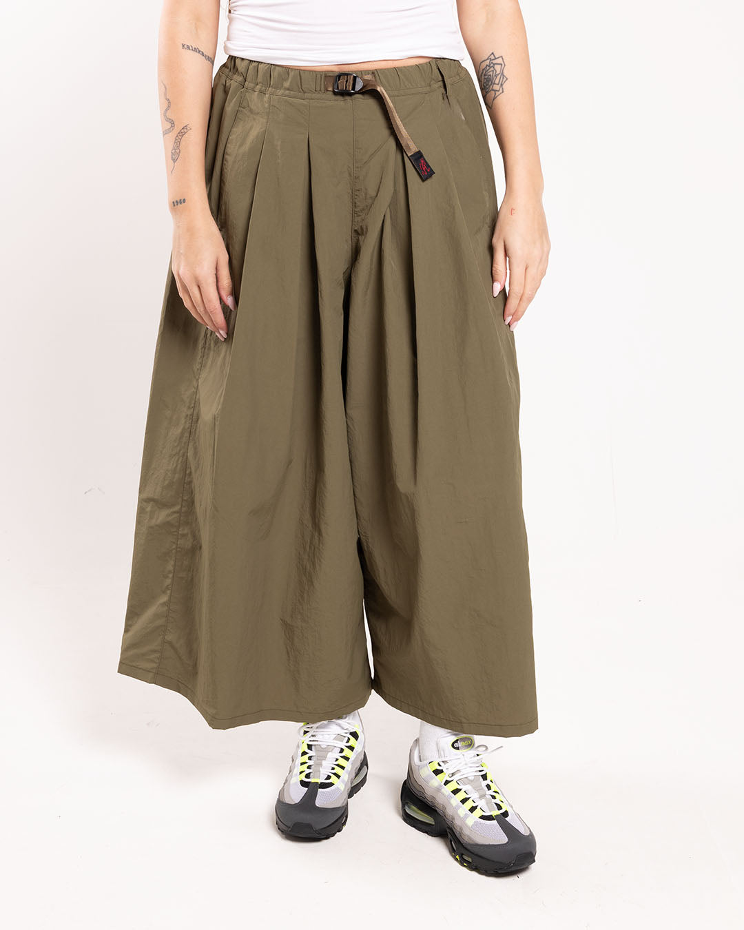 Gramicci Nylon Flare Pant Olive Gramicci Nylon Flare Pant Olive