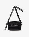 Human Made Military Pouch Small, Black bag, flat lay, front side