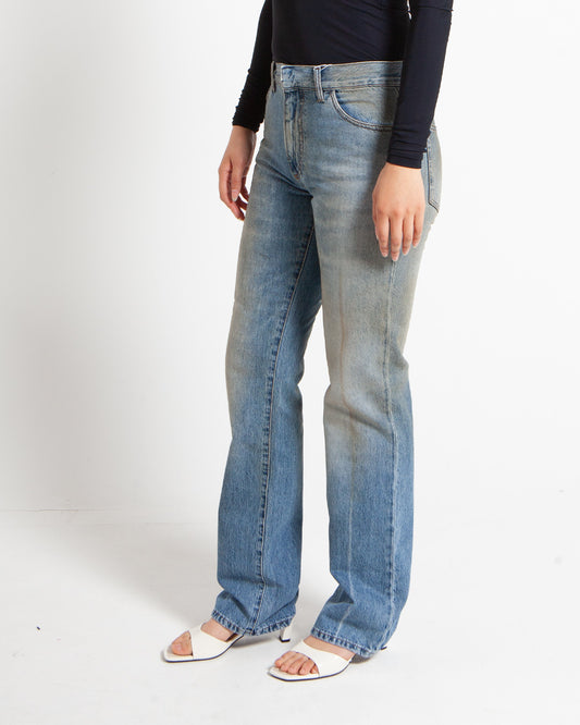 MM6 Maison Margiela Straight Leg Jeans Blue