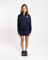 MM6 Maison Margiela Zipped Mini Dress Navy
