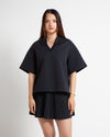 Nike Pregame Fleece Polo Black