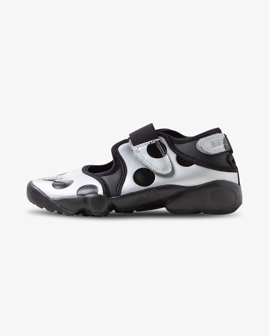 Nike W Air Rift Silver Metallic Polkadot Nike W Air Rift Silver Metallic Polkadot