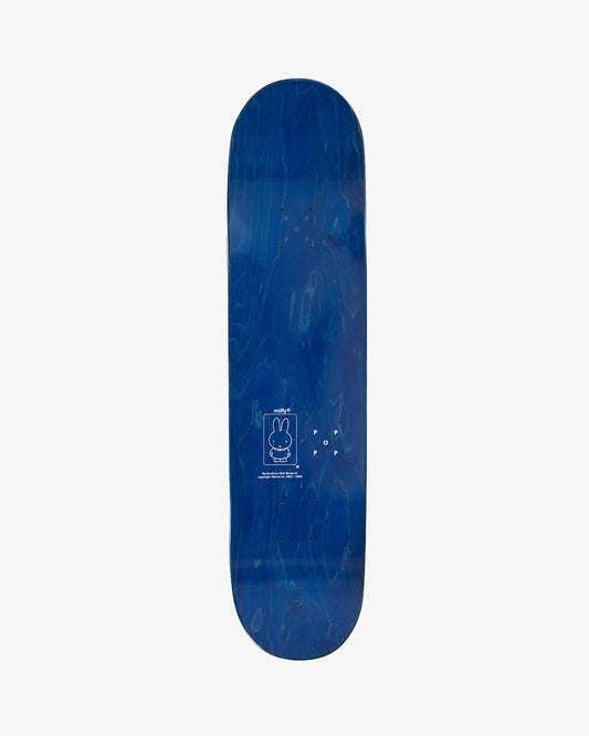Pop Trading Company x Miffy Over The Moon Skateboard 7.75" Brown