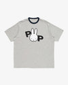 Pop Trading Company x Miffy Ears T-Shirt Heather Grey