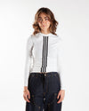 Y-3 Fitted Cinch Top White