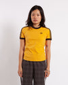 adidas 3S Tee Slim Pre Yellow/Aurora Coffee