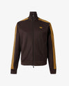 adidas Classic Beckenbauer Track Top Aurora Coffee Yellow