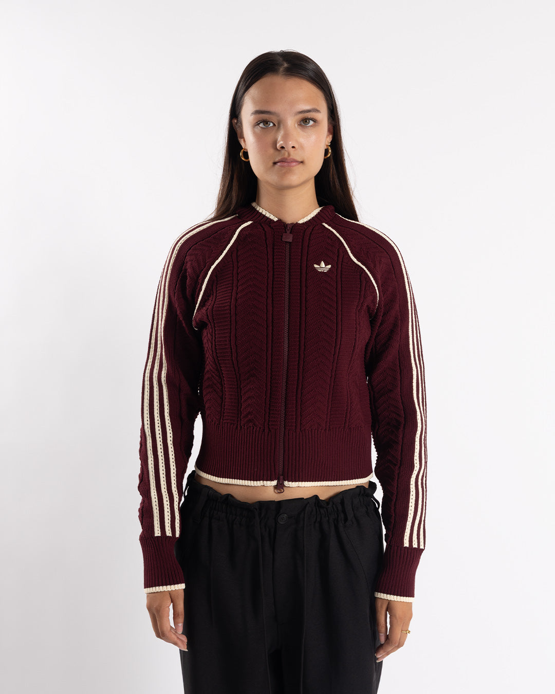 adidas SST Top Maroon/Vivid Red adidas SST Top Maroon/Vivid Red