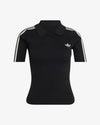 adidas Tech Rib Cali T-Shirt Black/White