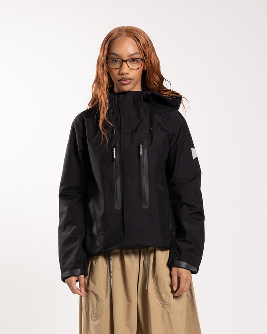 and wander 2.5L Hiker Rain Jacket Black