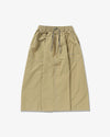 and wander CORDURA Cotton Rip Skirt Beige