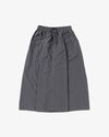 and wander CORDURA Cotton Rip Skirt Gray