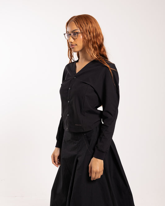 and wander Dolman Cardigan Black