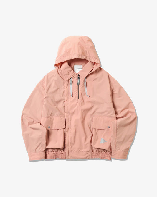 and wander Water Repellent Light Jacket 2 Pink
