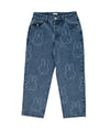 Pop Trading Company x Miffy Pattern DRS Denim Pants Stonewashed