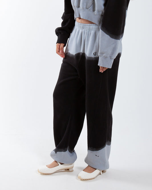 Nomarhythm Textile Hand Dye Twist Pants Gray/Black