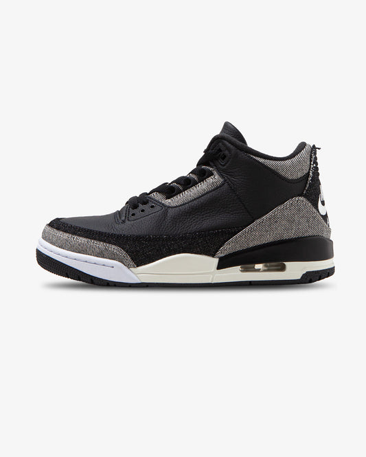 Air Jordan 3 SP x Levi's, Denim/Black-Gym Red, side view