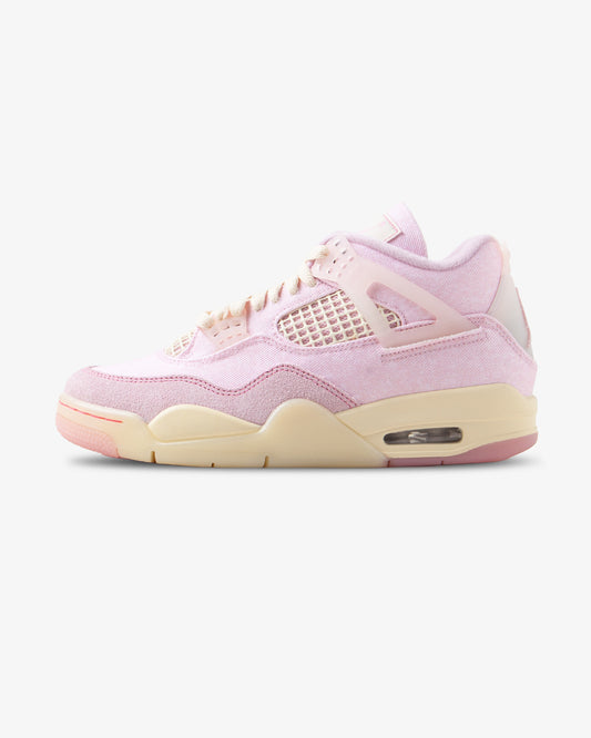 Air Jordan 4 Retro W Pearl Pink/Iced Carmine, women sneaker, side view