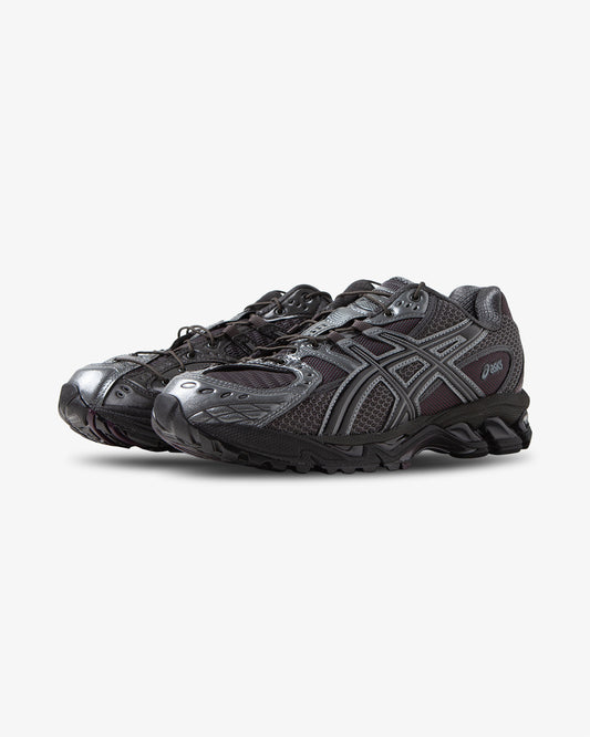 Asics Gel-Nimbus 10.1 x UNAFFECTED,  Gunmetal Black, women sneaker, front view