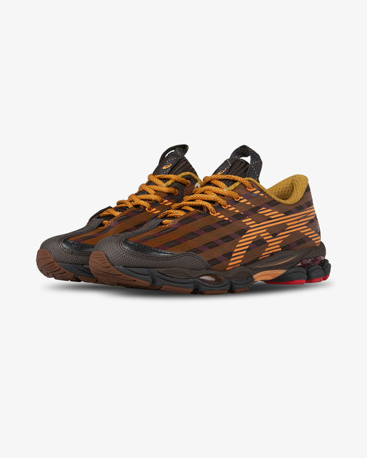 Asics US8-S GEL-SJ33 Black Coffee Orange Lily