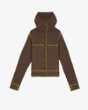 Brain Dead Balaclava Cardigan Cocoa