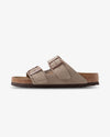 Birkenstock Arizona Suede Taupe SFB, side view