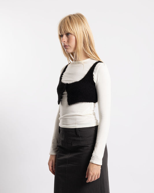 COOR Layered Bra Top Black
