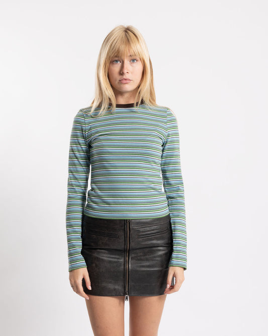 COOR Multi Stripe Long Sleeve Blue