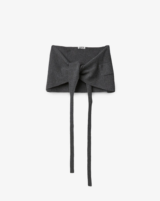 COOR Wool Layered Knit Grey