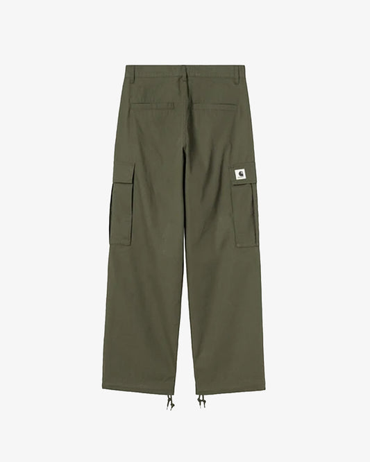 carhartt wip, cargo pants, green, back view