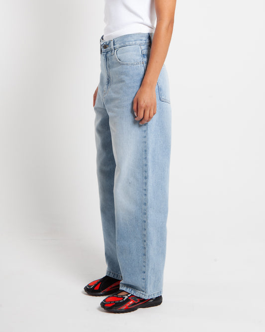 Carhartt WIP W' Brandon Pant Blue Heavy Worn Bleached