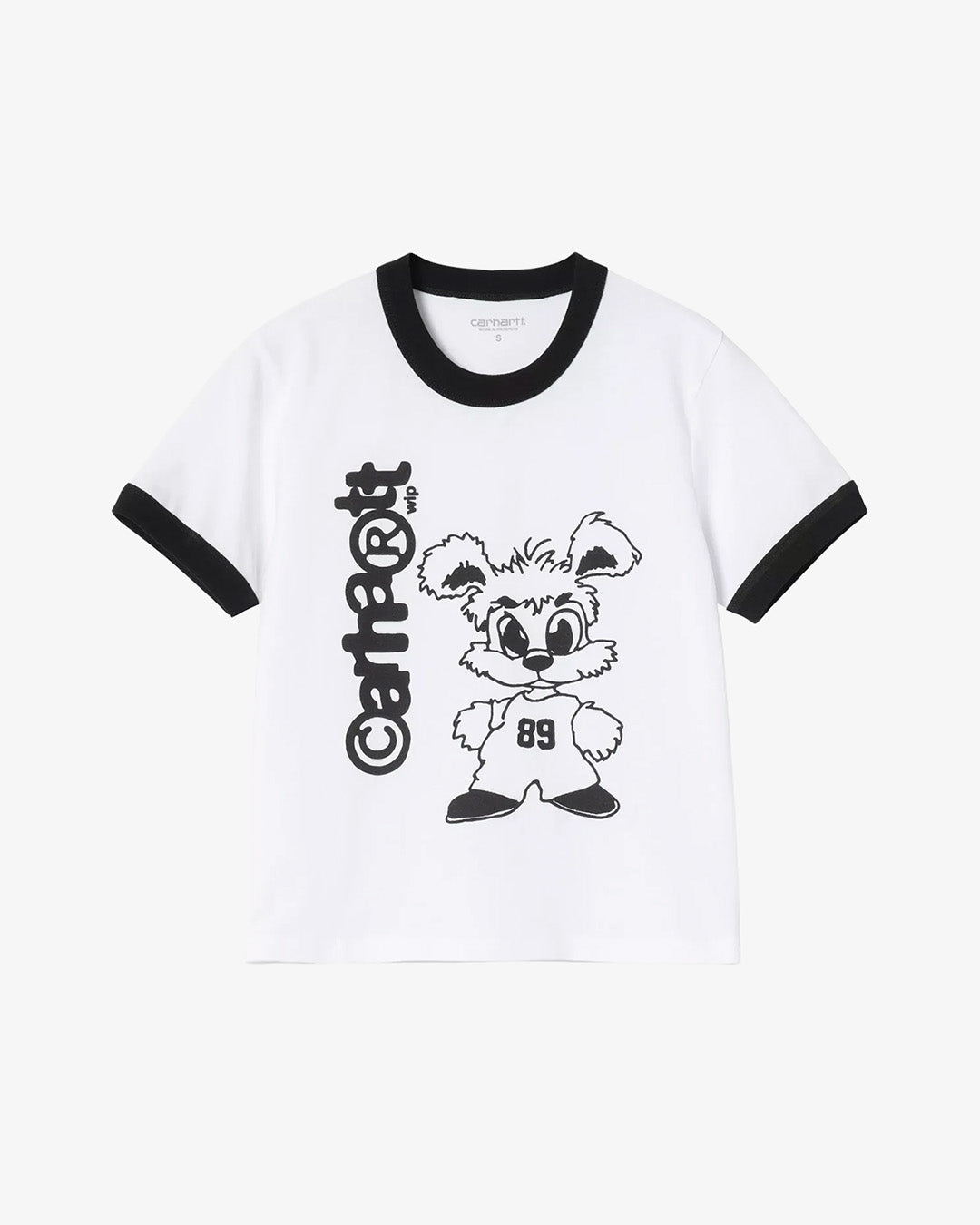 Carhartt WIP W' S/S IP Ringer T-Shirt White/Black