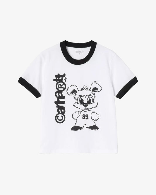 Carhartt WIP W' S/S IP Ringer T-Shirt White/Black