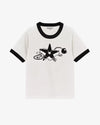 Carhartt WIP W' S/S Outlaw Star Ringer T-Shirt Wax/Black