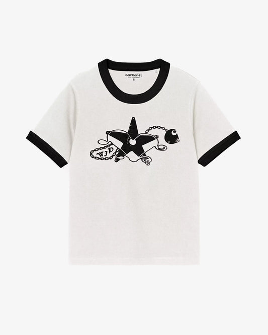 Carhartt WIP W' S/S Outlaw Star Ringer T-Shirt Wax/Black