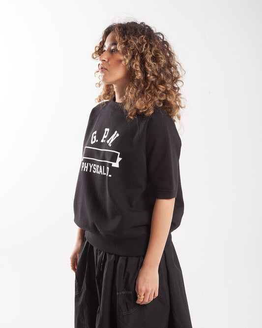 Champion Made in Japan Short Sleeve Sweat Black