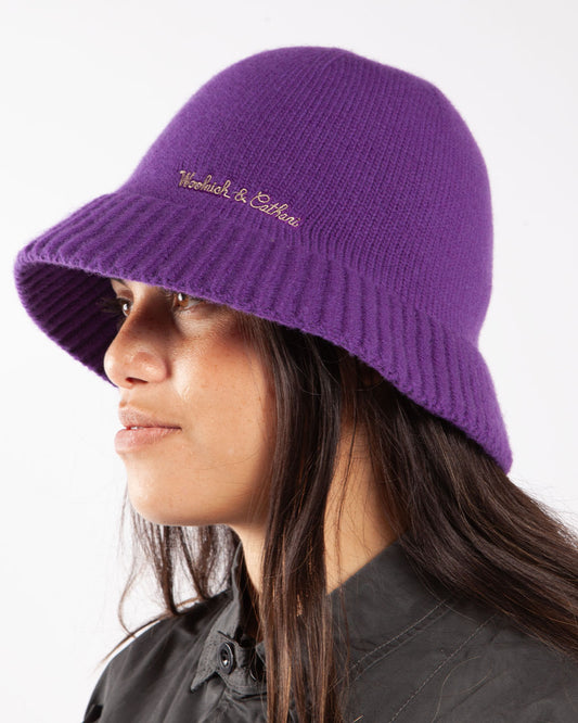 Daniëlle Cathari x Woolrich Knitted Bucket Hat Purple