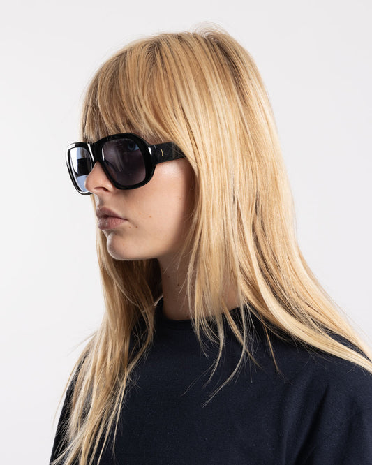 Flatlist Ford Solid Black/Solid Blue Lens