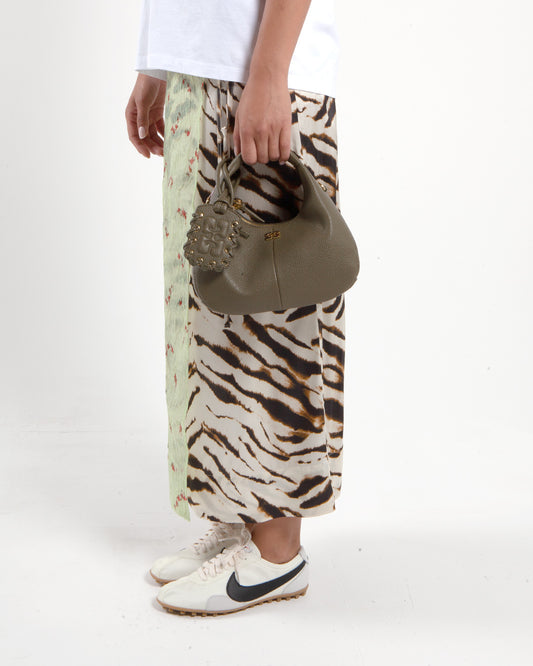 Ganni Mini Hobo Bag Green