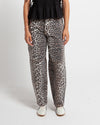 Ganni Stary Leopard Print Jeans