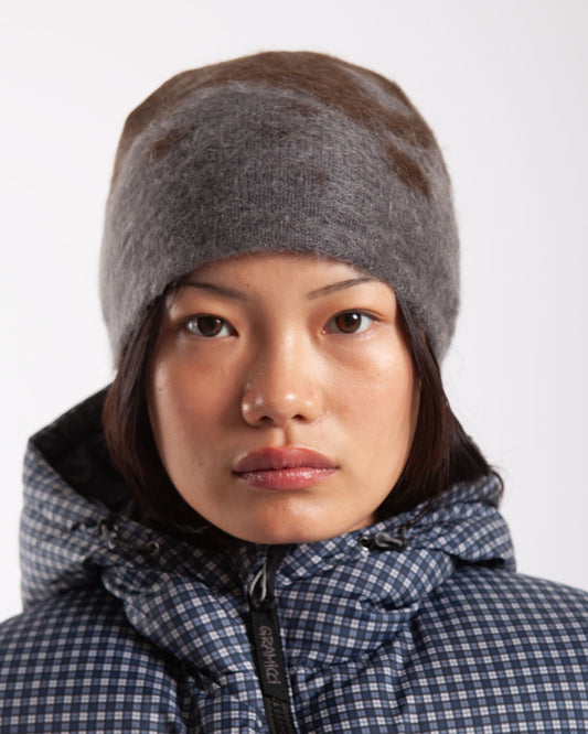 Gramicci Mohair Splatter Beanie Slate