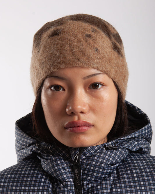 Gramicci Mohair Splatter Beanie Taupe