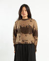 Gramicci Mohair Splatter Sweater Taupe